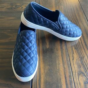 DREAM PAIRS Women’s Slip-ons Fashion Sneakers Comfortable Casual Loafer  Blue 11